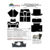 Insulation Sound Deadener Kit for 1954-1962 Metropolitan Coupe Shield Complete Insulation Sound Deadener Kit for 1954-1962 Metropolitan Coupe Shield Complete