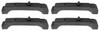 Radiator Cushions for 1968-1972 Buick & Chevrolet 4 Pcs Upper and Lower