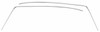 Roof Drip Chrome Moldings for 1968-1970 Pontiac GTO, LeMans, Tempest Complete Roof Drip Chrome Moldings for 1968-1970 Pontiac GTO, LeMans, Tempest Complete