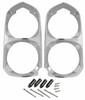 Headlight Bezels for 1966-1967 Pontiac GTO, LeMans, Tempest Pair Headlight Bezels for 1966-1967 Pontiac GTO, LeMans, Tempest Pair