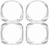 Headlight Bezels for 1966 Cadillac DeVille, Eldorado, Fleetwood Set