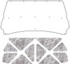 Hood Insulation Pad Heat Shield for Dodge Truck 1994-2002, ABS Material, Ultimate Sound & Heat Insulation, Easy Installation. Hood Insulation Pad Heat Shield for Dodge Truck 1994-2002, ABS Material, Ultimate Sound & Heat Insulation, Easy Installation.
