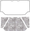 Hood Insulation Pad Heat Shield for 1963-1983 Jeep Wagoneer