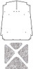 Premium Hood Insulation Pad Heat Shield for 1958 Chevrolet, Ultimate Sound & Heat Insulation, ABS Material, Easy Installation