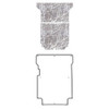 Hood Insulation Pad Heat Shield for 1958-1962 Chevrolet Corvette Hood Insulation Pad Heat Shield for 1958-1962 Chevrolet Corvette