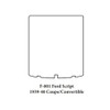 Trunk Floor Mat Cover for Classic Ford Coupe, Ultra High Definition Rubber, Protects Trunk from Spills, Mud, Snow, Debris Trunk Floor Mat Cover for Classic Ford Coupe, Ultra High Definition Rubber, Protects Trunk from Spills, Mud, Snow, Debris