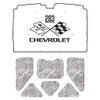 Hood Insulation Pad Heat Shield for 1978-83 Chevy A-Body, CEID-283 X-Flags