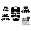 Insulation Sound Deadener Kit for 69-70 Mercury Cougar Convertible Complete