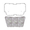 Hood Insulation Pad Heat Shield for 1978-79 Ford Bronco Under Hood Cover Smooth
