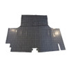 Trunk Floor Mat Cover for 1965 Plymouth Fury Convertible, Gray Herringbone Rubber, US-made OEM-quality kit.