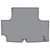 Trunk Floor Mat Cover for 1966 Plymouth Fury Convertible, Gray Herringbone Rubber Material, Front Area Protection.