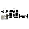 2005-2008 Ford F-150 Extended Cab Complete Acoustic Kit | Insulation Sound Deadener Kit for 05-08 Ford F-150 Extended Cab Pickup Complete | QRS-FORD 0508-XTAK