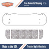 Under Trunk Lid Cover for 1971-1973 Ford Mustang