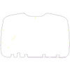 Hood Insulation Pad Heat Shield for 1999-06 Chevrolet Fiberglass Gray not Molded