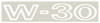 Fender Decal for 1969 Oldsmobile Cutlass W-30 White Each