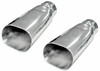 Exhaust Tip Oval for 69 Chevelle Corvair El Camino Monte Carlo SS Chrome 3" Pair