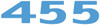 Hood Scoop Decal for 1973 Pontiac GTO, LeMans 455, Hood Scoop, Light Blue Each