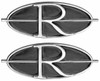 Tail Lamp Lens Emblem for 1964 Buick Riviera Pair