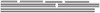 Body Stripe Decals for 1967 Chevrolet Chevelle Super Sport, Standard, Black Set