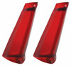 Tail Fin Lamp Lens for 1962 Calais DeVille Eldorado Fleetwood Series 62, 65 Pair