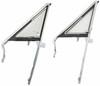 Vent Window Glass Assemblies for 1966-1967 A-Body Coupe/Convertible, Pair