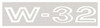 Fender Decal for 1969 Oldsmobile Cutlass W-32 White Each