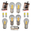 Addictive Flow Exterior LED Bulb Kit w/ Clear Parking Light Bulbs for 1970-1973