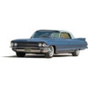 Headliner for 1961 Cadillac Multiple Models 2 Door Hardtop Vinyl Ribbed Black Ribbed Vinyl