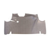 Trunk Floor Mat Cover for 1966-70 Ford Falcon 2-Door Hardtop, Small Ford Plaid Rubber Material, Front Area Coverage.