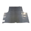 Trunk Floor Mat Cover for 1963-66 Dodge Dart Convertible, Gray Herringbone Rubber, US-made, OEM Quality.