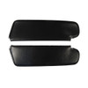 Sun Visor for 1974 Plymouth Cuda, Barracuda 2 Door Hardtop Cardboard/Fiberboard Oxford Black Oxford Vinyl 2 Piece