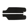 Sun Visor for 1970-1972 Oldsmobile Cutlass 2,4 Door Hardtop Cardboard/Fiberboard Non-Perforated Black Non Perforated Vinyl 2 Piece 2 Pin Style