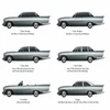 Sun Visor for 1963-1965 Dodge Dart Cardboard/Fiberboard Bison Black Bison Vinyl