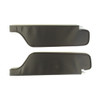Sun Visor for 1967-1968 Pontiac Grand Prix 2 Door Hardtop Cardboard/Fiberboard Perforated Black Perforated Vinyl 2 Piece