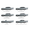 Package Tray for 1966 Ford Galaxie Fastback Regular No Vinyl Black