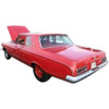 Headliner for 1963 Dodge 330 2 Door Sedan Vinyl Perforated Black Perforated Vinyl