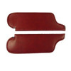 Sun Visor for 1969 Pontiac Firebird 2 Door Hardtop Cardboard/Fiberboard Ribbed Black Ribbed Vinyl 2 Piece
