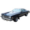 Headliner for 1973-1975 Buick Regal 2 Door Hardtop Vinyl Perforated Black Perforated Vinyl Must Sew On Old Mounting Rods