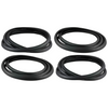 Door Seal on Body, Front and Rear 4 Pc Kit