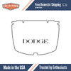 Trunk Floor Mat Cover for Classic Dodge Sedan, High Definition Rubber, Protects Trunk from Spills, Mud, Snow, and Debris