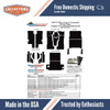 Complete Interior Insulation Kit for 1966-1973 Jeepster Commando Station Wagon