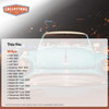 Firewall Insulation for 1939-1942 Direct Sheetmetal Willys Car