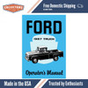1957 Ford Truck Owner's Manual