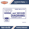 1970 Ford Thunderbird and Mark III Wiring and Vacuum Diagrams Manual - 11x17 inch COMB Bound