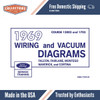 1969 Ford Falcon, Fairlane, Montego & Maverick & Cortina Wiring and Vacuum Diagrams Manual - 11x17 inch COMB Bound