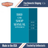 1969 Ford Shelby, GT-350, GT-500 Shop Manual Supplement