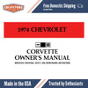1974 Chevrolet Corvette Owner's Manual