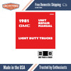 1981 GMC Light Duty Trucks Unit Repair Manual