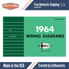 1964 Ford Car & Thunderbird Wiring Diagrams Manual - 11x17 inch COMB Bound