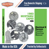 1983 Ford Mustang Capri Electrical Vacuum Troubleshooting Manual - COLOR